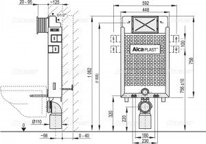 ALCAPLAST A115-1000 RENOVMODUL