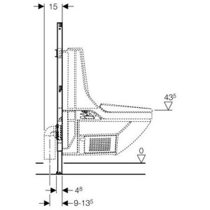 GEBERIT DUOFIX PRVEK PRO ZÁVĚSNÉ WC 112 CM