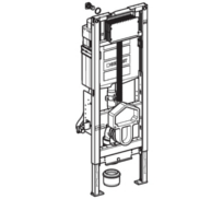 GEBERIT DUOFIX PRVEK PRO ZÁVĚSNÉ WC, 112 CM S NÁDRŽKOU SIGMA 12 CM (UP320)