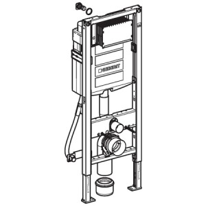 GEBERIT DUOFIX PRVEK PRO ZÁVĚSNÉ WC, PRO TĚLESNĚ POSTIŽENÉ, S NÁDRŽKOU SIGMA 12 CM (UP320)