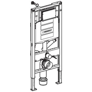 GEBERIT DUOFIX PRVEK PRO ZÁVĚSNÉ WC, S NÁDRŽKOU SIGMA 12 CM (UP320)