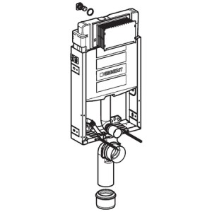 GEBERIT KOMBIFIX ECO PRVEK PRO ZÁVĚSNÉ WC, 108 CM S NÁDRŽKOU SIGMA 12 CM (UP320)