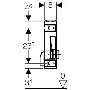 GEBERIT KOMBIFIXBASIC PRVEK PRO BIDETY