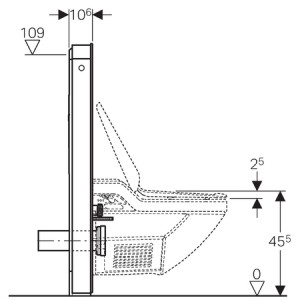 GEBERIT MONOLITH PLUS SANITÁRNÍ MODUL PRO AQUACLEAN 8000-8000PLUS, 114 CM, S PŘÍMÝM HRDLEM, PŘÍVOD VODY DOLE, ORIENTAČNÍ SVĚTLO, ODSÁVÁNÍ ZÁPACHU, ELEKTRICKÉ OVLÁDÁNÍ