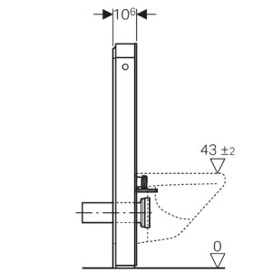 GEBERIT MONOLITH PLUS SANITÁRNÍ MODUL PRO ZÁVĚSNÉ WC, 101 CM, S PŘÍMÝM HRDLEM, PŘÍVOD VODY DOLE, ORIENTAČNÍ SVĚTLO, ODSÁVÁNÍ ZÁPACHU, ELEKTRICKÉ OVLÁDÁNÍ