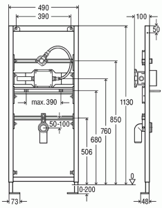 VIEGA ECO PLUS PISOÁROVÝ PRVEK 8152.4