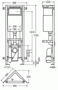 VIEGA ECO PLUS WC ROHOVÝ PRVEK 8141.2