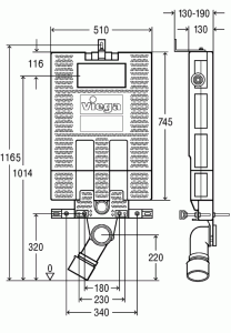 VIEGA MONO WC BLOK 8310.2